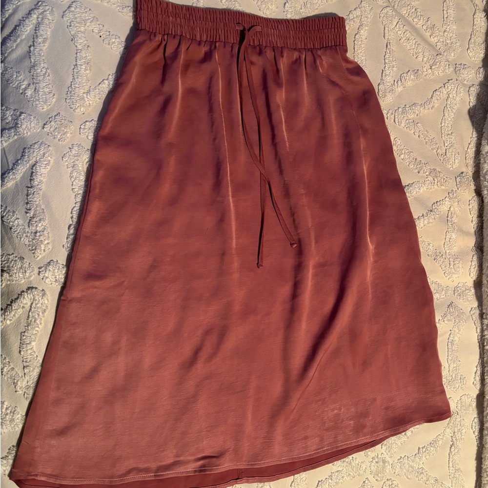 Pink Midi Skirt